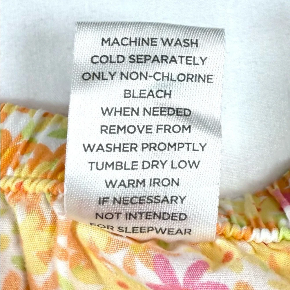 GYMBOREE VINTAGE Freshly Picked Floral Yellow‎ Cottagecore Tiered Skirt Size 6